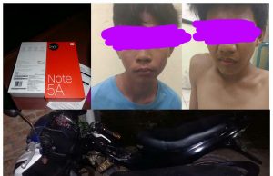 2 Orang Pelaku Jambret di Metro Utara Ditangkap oleh POLRES Metro.