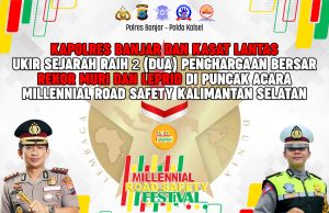 MRSF Polda Kalsel, Kapolda akan dihadiahi 2 Penghargaan Rekor Sekaligus