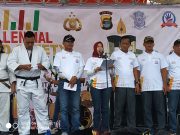 Ketua DPRD Kota Metro Ikuti Acara Millennia Road Safety Festifal Di Samber Park Kota Metro.