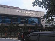 Atap Rumah Sakit Umum Daerah (RSUD) A Yani Kota Metro Banyak Yang Bocor