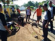 Lembaga Pemasyarakatan (Lapas) Kelas IIB Kota Agung Agendakan Giat Penanaman 50 Bibit Pohon Palem Di Area Lapas