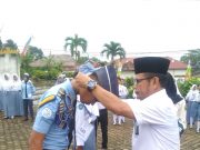 Bupati Tanggamus Yang Diwakili Asisten III bidang administrasi Firman Ranie menghadiri proses seleksi Paskibraka Kabupaten Tanggamus 2019