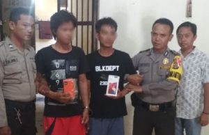 Dua Tersangka Pencurian Dengan Pemberatan Dibekuk Aparat Polsek Limau Tanggamus