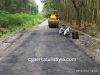 Jalan Poros Penghubung Desa Tiyuh Penumangan Baru Sampai Desa Tiyuh Tirta Kencana Tulang Bawang Barat Dalam Perbaikan