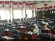 Paripurna DPRD Kota Metro Dengarkan LKPJ Anggaran 2018