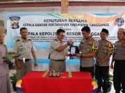 Polres Tanggamus Dan Badan Pertanahan Kabupaten Tanggamus Gelar Acara Penandatanganan Kesepakatan