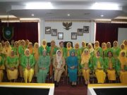 Bupati Tanggamus Hj. Dewi Handajani,SE.MM Lantik Gabungan Organisasi Wanita (GOW) Kabupaten Tanggamus Masa Bakti 2019 -2024