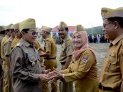 Hari Pertama Kerja Bupati Mesuji Gelar Halal Bihalal