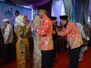 Bupati dan Forkopimda Tanggamus Hadiri Halal Bihalal Pemprov Lampung
