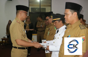 Bupati Tanggamus Hj. Dewi Handajani, Lantik 17 orang Pejabat dilingkungan Pemerintah Kabupaten Tanggamus