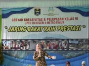 Ketua DPRD Kota Metro Hadiri Pelepasan Kelas 6 UPTD SD Negeri 4 Metro Timur