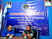 Dandim 0426/TB Letkol Inf Kohir Berkunjung Ke Balai Persatuan Wartawan Indonesia (PWI) Tulangbawang
