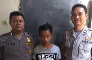 Seorang Pemuda Ditangkap Polsek Tulang Bawang Tengah Tubaba