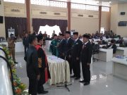 DPRD Tanggamus Gelar Pengambilan Sumpah Janji Ketua Dan Wakil Ketua DPRD