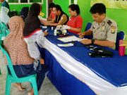 Polres Tulang Bawang & Puskesmas GTM Lakukan Baksos Kesehatan