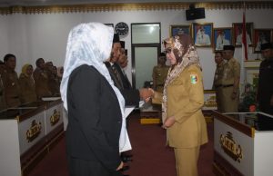 Bupati Tanggamus Lantik 5 Pejabat Pimpinan Tinggi Pratama Pemkab Tanggamus