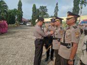 Polres Tanggamus Laksanakan Kegiatan Serah Terima Jabatan (Sertijab)