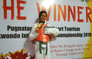 Atlet Taekwondo Metro – Lampung Kalahkan Atlet Malaysia Di Open Tournament Internasional Di Badung – Bali