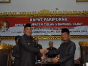 3 Raperda Inisiatif DPRD di Terima Bupati Tubaba