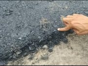 Proyek Hot Mix Di Ruas Jalan Tubaba – Way Kanan Terkesan Amburadul
