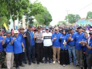 Bupati Lamtim Ikuti Acara Jalan Sehat Dan Senam Bersama