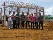 Wakil Bupati Tanggamus Tinjau Pembangunan Gelanggang Olahraga (GOR)