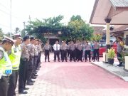 Polres Tubaba Gelar Apel Persiapan Pergeseran Operasi Lilin Krakatau 2019