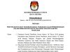 Pengumuman KPU Kota Metro Tahun 2019