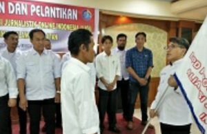Pesan Ketum Rival Achmad Labbaika pada Pelantikan DPD AJO Indonesia Sulsel