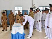 Bupati Lamtim Hadiri Sertijab Kades Di Kecamatan Way Jepara Lampung Timur