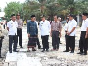 Bupati Lamtim Tinjau Lokasi Kebakaran Asrama Putra Ponpes Irsyadul Irsad