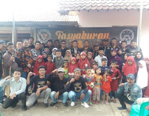 LSM-GMBI Lampung Dan Pringsewu Gelar Acara Tasyakuran Bersama Anak Yatim-Piatu