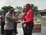 Kapolres Mesuji Pimpin Upacara Peringatan HUT Satpam Ke-39 Tahun 2020