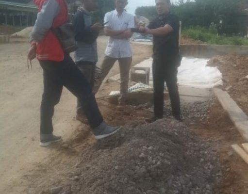 Proyek Lean Concrete (LC) Dinas (PUPR) Mesuji Diduga Tidak Jelas