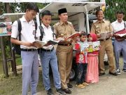 Dinas Perpustakaan Lambar Bagikan Becak Motor (Bentor) Ke 4 Kecamatan Di Lambar