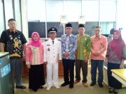 Asisten I Wakili Bupati Tanggamus Lantik Kepala Pekon Kecamatan Bandar Suka Bumi Tanggamus