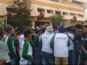 DPRD Provinsi Lampung Wahrul Fauzi Silalahi, Temui Massa Aksi