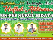 Pon – Pes Nurul Hidayah Adakan Tabligh Akbar Akhirus Sanah