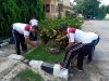 Antisipasi Virus Corona, Waka Polres Mesuji Ajak Jajarannya Bersih – Bersih Lingkungan