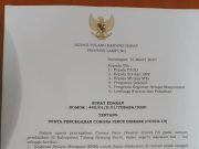 Bupati Tubaba, Umar Ahmad Mengeluarkan Surat Edaran Upaya Pencegahan Corona