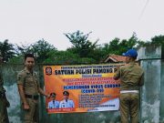 Sat Pol PP Tubaba, Bergerak Cegah Penyebaran Corona Di Pulung Kencana