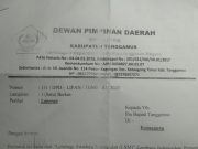 LSM LIPAN Tanggamus layangkan Surat Laporan Ke Bupati Tanggamus