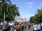 Kadisporapar Kota Metro Sosialisasi Cegah Covid-19 Ke Warga Metro Barat