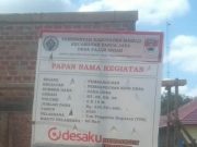 Pembangunan Fisik Tahap 1 Desa Fajar Indah Mesuji Sedang Berjalan