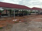 Pembangunan Fisik Tahap 1 Tahun 2020 Desa Agung Batin Mesuji Sudah Berjalan
