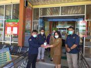 PWI Tanggamus menggelar bakti sosial(Baksos) Bagi 1000 Masker