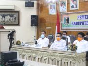 Bupati Lamtim Lakukan Video Conference Bersama Mendagri Terkait Covid 19
