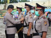 Kapolres Tanggamus Pimpin Acara Serah Terima Jabatan (Sertijab)