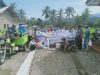Penjabat (PJ) Kepala Pekon Negeri Ratu Tanggamus Lakukan Penyemprotan Disinfektan