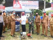 Bupati Lamtim Turun Langsung Kawal Bantuan Yang Bersumber Dari APBD Lamtim